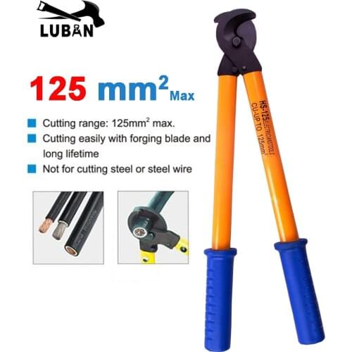 HS-125 125mm2 Max cutting Hand Cable Cutter Plier, Wire Cutter Plier, Hand Tool