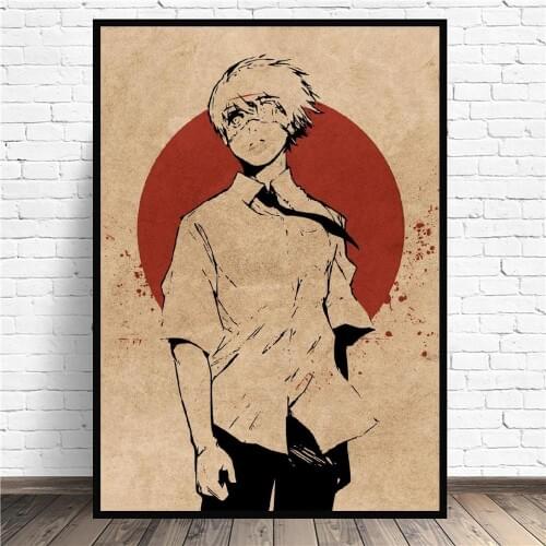 Ken Kaneki Anime Art Print Wall Poster Living Room Decoration No Frame
