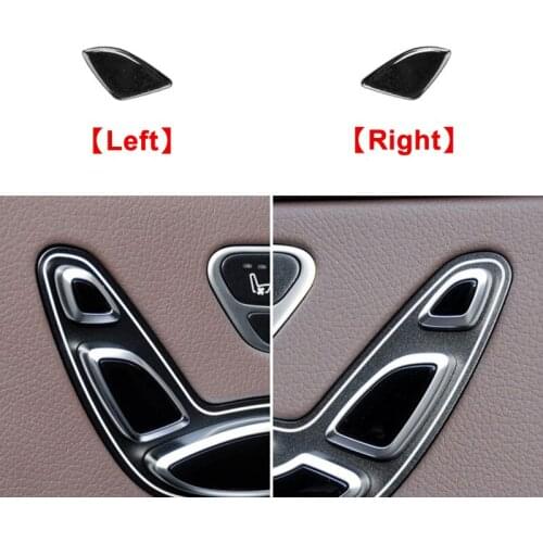 Car Seat Back Button Switch Headrest Adjustment Buttons Cover Trim For Mercedes Benz W222 S-Class S300 S400 2014-2019 Left Right