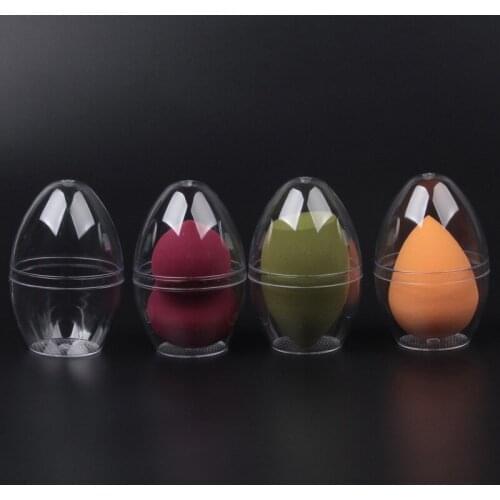 30pcs Custom Logo Brand Beauty Sponge Blender with Egg Box Super Soft Puff Makeup Sponge Cosmetic Puff Make Up Accessories