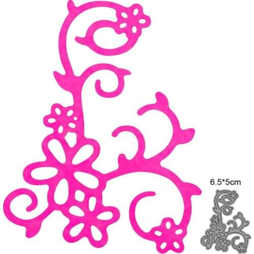 2021 metal cutting dies cut die mold Floral Vines Border decoration Scrapbook paper craft knife mould blade punch stencils dies