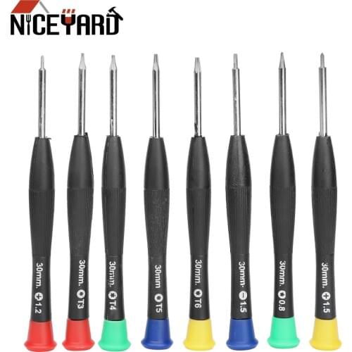 NICEYARD 8Pcs/Set Magnetic Screwdriver Set Maintenance Tools Phone Repair Tool Precision Screw Driver For Clock Watch Repair