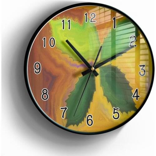 Nordic Silent Wall Clock Large Hanging Clocks Wall Watch Home Simple Modern Living Room Luxury Saat Home Décor