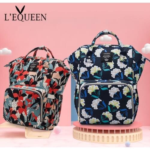 [LEQUEEN Official Store]Diaper Bag Baby Care Backpack Travel Waterproof Antifouling Backpack Stroller Bag Nappy Bag Stroller Bag