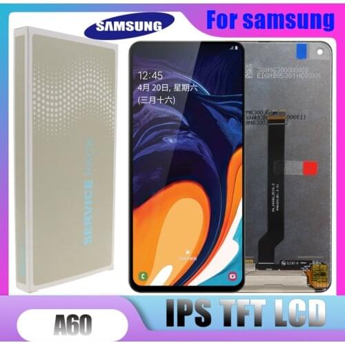 New ORIGINAL SUPER AMOLED A60 LCD For Samsung Galaxy A60 LCD A606F/DS A6060 A606FD LCD Display Touch Screen Digitizer Assembly