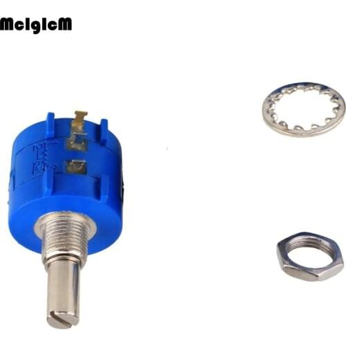 3590S-2 Precision Potentiometer Adjustable Resistor 10 Ring 1K 2K 5K 10K 20K 50K 100K ohm 3590s