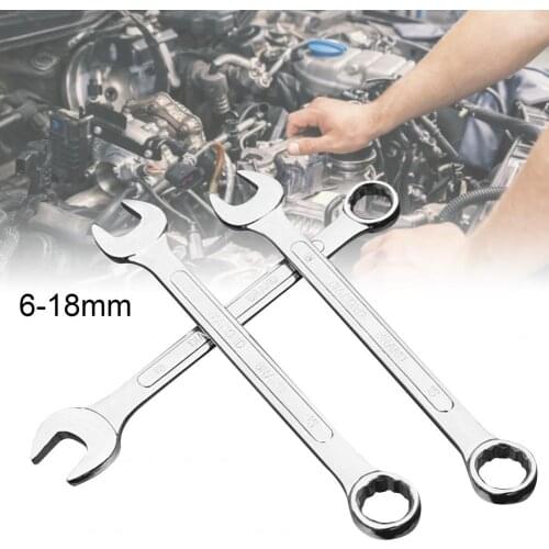Hand Tools Dual-use Ratchet Open-end Dual-use Spanner Repair Tool Ratcheting Spanner Mirror Polished for Home