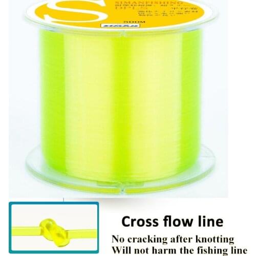 Fishing Line Nylon Line Super Strong Nylon Monofilament Line Material Fishline for Carp Fishing 500M