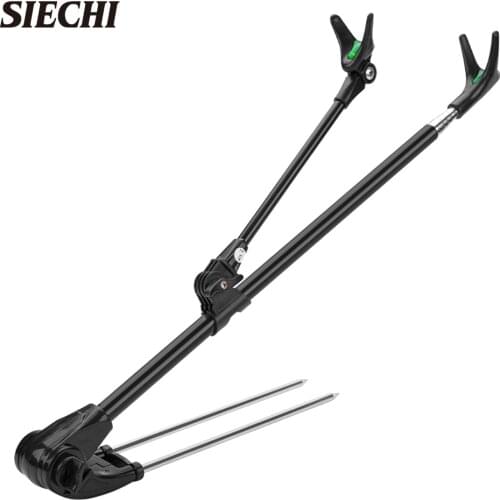 Fishing Equipment Telescopic Fishing Rods Holder Folding Stainless Steel Hand Rod Holder Use 1.5M 1.7M 2.1M 2.4M