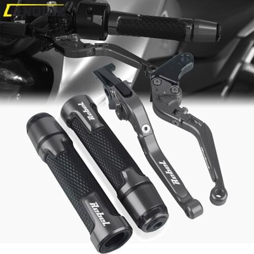 Motorcycle Brake Clutch Levers Handlebar HandGrips end For Honda REBEL CMX250C 1987 CA250 CMX 250C 1996-2011 2010 2009 2008 2007