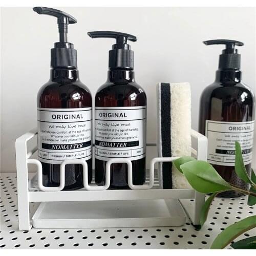 250ml 500ml Scandinavian Bath Shampoo Storage Bottle Simple Travel Portable Liquid Bottle Kitchen Detergent Organizer Sub-bottle