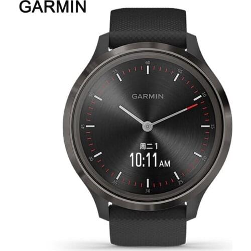 Garmin move 3, Hybrid Smartwatch with Real Watch Hands and Hidden Touchscreen Display heart rate monitor women smart watch men