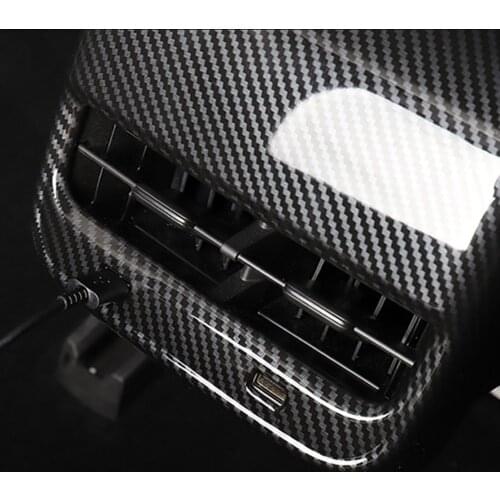 Replacement for Tesla Model Y Carbon Fiber Rear Air Vent Frame Cover Carbon Fiber