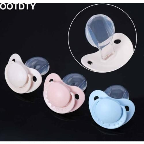 Custom Big Size Food Grade Silicone Adult Pacifier Funny Parent-child Toys
