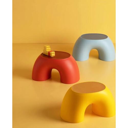 Home Indoor Chair Children Stool Footboard Indoor furniture Childrens Stool Toy Sofa Stool children chair Rainbow Chair