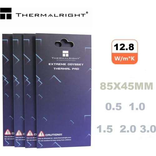 Thermalright Thermal pad 85X45 12.8 W/mK 0.5mm 1.0mm 1.5mm 2.0mm High Efficient thermal conductivity Original authentic