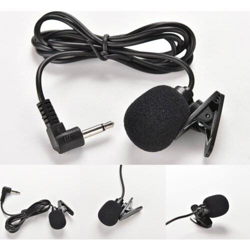 Universal Portable 3.5mm Mini Headset Microphone Lapel Lavalier Clip Microphone For Lecture Teaching Conference Guide Studio Mic