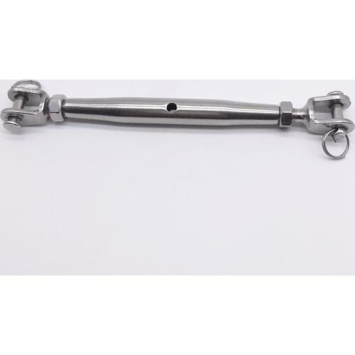 Wkooa M5 Stainless Steel 304 Closed-Body Tensile Structure Turnbuckle Jaw/Jaw