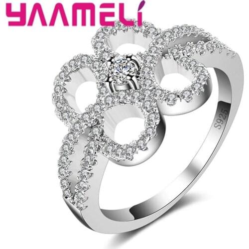 Hot Sale Romantic Flower Vintage Hollow out Ring 925 Sterling Silver Ring Anniversary Party Ethnic Jewelry Favorite Gift