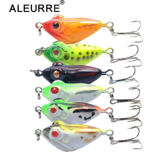 5.5cm 9.4g Frog Lure Hard Bait Rattlin vib Fishing Lure Floating Wobbler Crankbait Topwater Isca Artificial Fishing Tackle Pesca