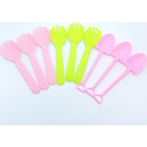 70pcs Disposable Plastic Spoon Dessert Spoon Milk Tea Spoon Tableware Spoon Coffee Stirring Spoon Home DIY Household Accessory