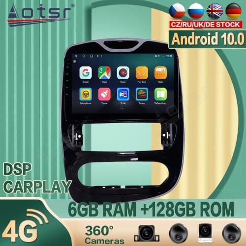 Android Car radio Player for Renault Clio 2016-2018 Video GPS Navigation 360 camera Auto Stereo Multimedia Video carplay 4G SIM