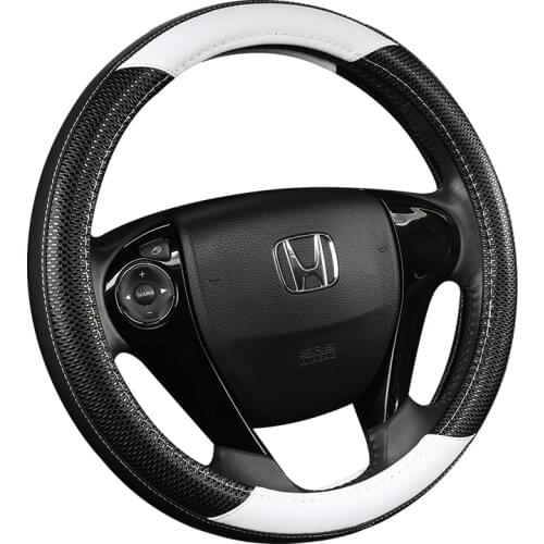 Car Steering Wheel Cover PU Leather Non-slip for Honda Civic 2016 2017 2018 2019 2020 10th Generation Auto Accessories