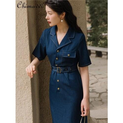 Джинсовые летние платья Chimavvi China At AliExpress