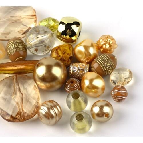 Color Retro Mixed Acrylic Beads Scattered Beads DIY Ornament Accessories beads for jewelry making charms for bracelets