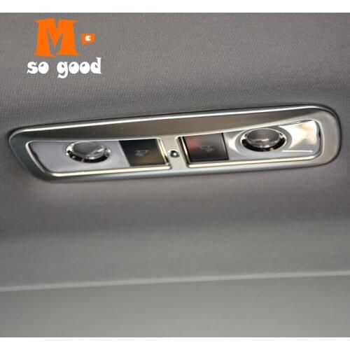 For Honda CR-V CRV 2017 2018 Car Rear Tail Back Reading Light Lampshade Frame Cover Trim Accessories Sticker Stainless Steel