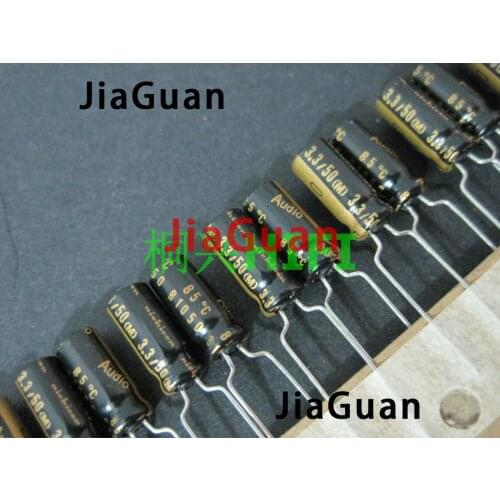 50pcs NICHICON audio 50V3.3UF 6.3X11MM electrolytic capacitor 3.3uF/50v 85 degrees Audio 50v 3.3uf