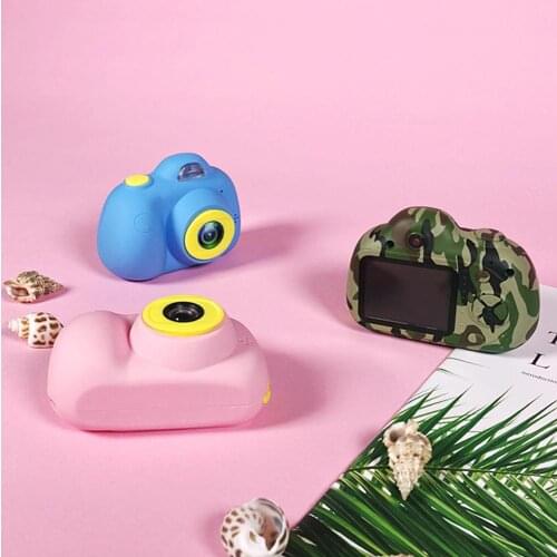 Mini Chic Kids HD 8.0MP Dual Children Cameras Chic Electric Digital Camera 2.0" LCD Cute Camera Kids Birthday Christmas Gifts