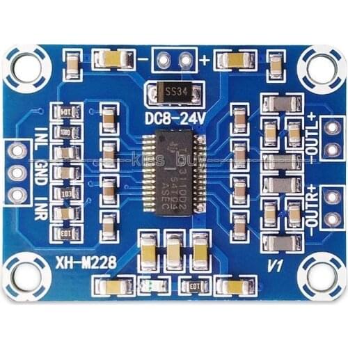 DC 12V 24V Mini TPA3110 2X15W Digital Audio Stere Power Amplifier Board car