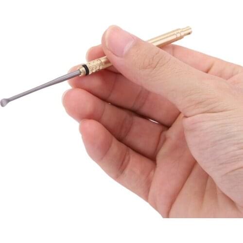 Titanium Alloy Outdoor EDC Toothpick Bottle Fruit Fork Camping Tool Toothpick-holder Titanium ear spoon