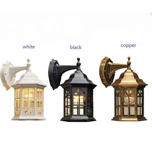 Outdoor light European wall lamps American Rural Courtyard balcony living room corridor balcony waterproof lamp led ZA FG219