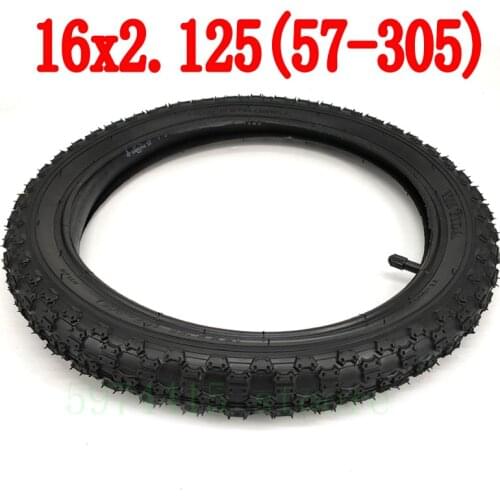 High Quality Electric Vehicle 16 Inch Tire 16x2.125 (50-305) For Electric Bicycle Tire Bicycle Tire