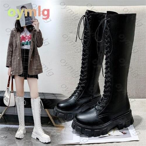 2021 summer new knight boots net red wild retro college British style thick-soled thick-heel motorcycle boots tide women shoes