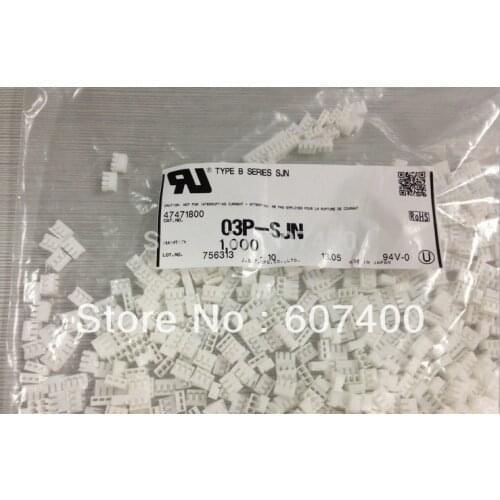 03P-SJN White color housings JST Connectors terminals housings 100% new and original parts