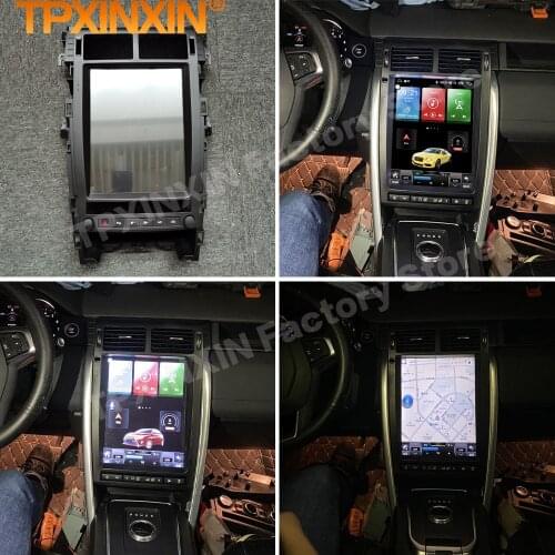 128G Tesla Screen Multimedia Stereo For Land Rover Discovery Sport 2015 2016 2017 2018 2019 GPS Radio Receiver Player Head Unit