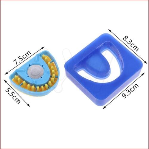 2pcs Dental Lab Adhesive Type Mold Base Full Arch Plates Model Former Sub Templat