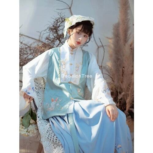 2021 ancient chinese costume women clothes traditional hanfu ming dynasty dance costumes folk fairy oriental performance costume