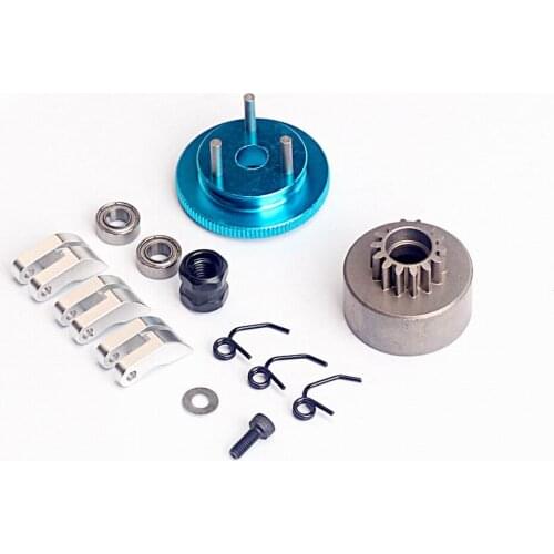 Bell Gear 14T Flywheel + Springs + Bearings +Clutch Shoes Assembly Sets 83013 81020 Nitro Engine Parts For RC HSP 1/8 RC Car