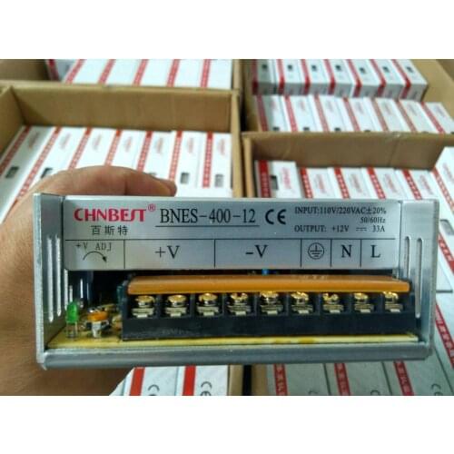BNES-400W-DC12V switching power supply 400W/12V regulated power supply conversion transformer switch chnbest AC110/220V 33A