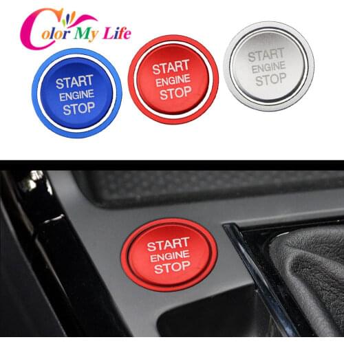 Car Engine Start Stop Button Ring Ignition Cover Trim For VW Golf 7 MK7 VII GTI R Tiguan Jetta CC Arteon Passat B8 Touareg T-roc