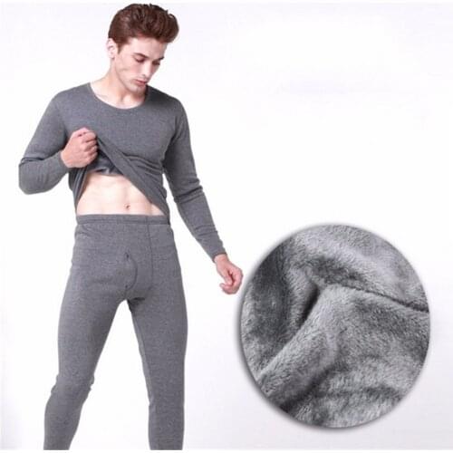 Mens Thermal Underwear Sets Winter Warm Mens Underwear Women Thick Thermal Underwear Long Johns Men Villus