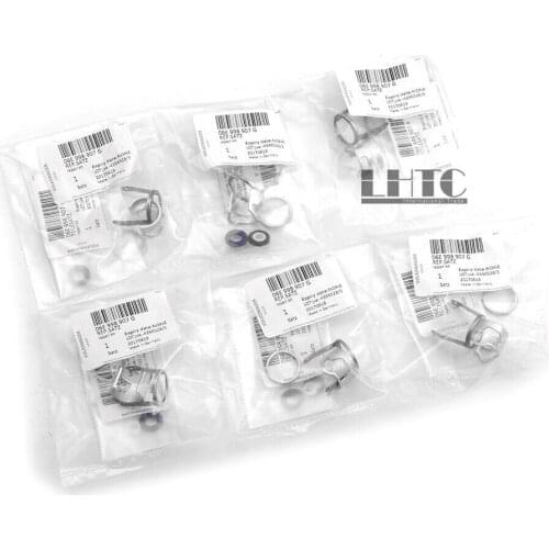 6 Set 06E998907 B / D / E / G Fuel Injectors Nozzle Seals Repair O-ring Kit For VW Audi 2.8 3.0T 3.2 4.2