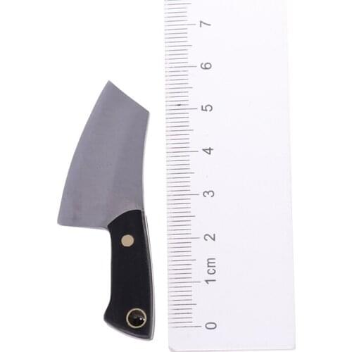 Stainless Steel Blade, Wood Handle Mini Pocket Chopping Knives,Neck Knife Pendant