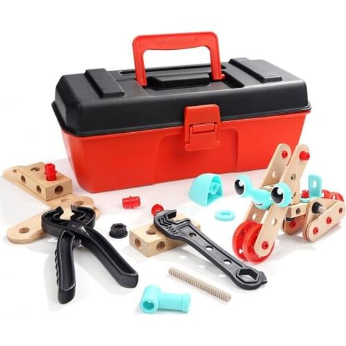 DIY Nut Combination Disassembly Toolbox Screw Assembly Baby Hands-on Multi-Function Repair Tool Childrens Educational Toys