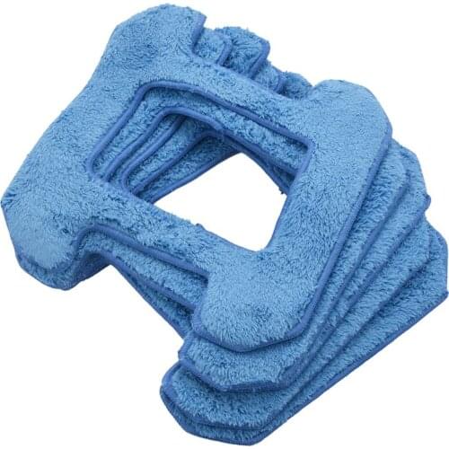 New 5Pcs Dry Mop For Hobot 268 Window Clean Mop Cloth Weeper Glass Windows Microfiber Cloth Cleaner Part