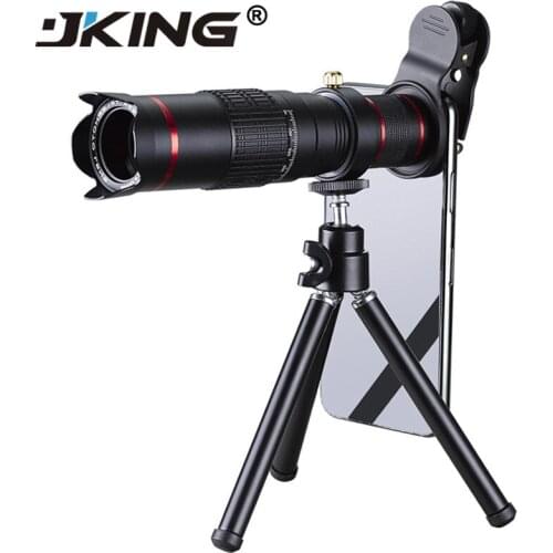 JKING HD 4K 22x Zoom Mobile Phone Telescope Lens Telephoto External Smartphone Camera Lenses For IPhone Sumsung huawei phones